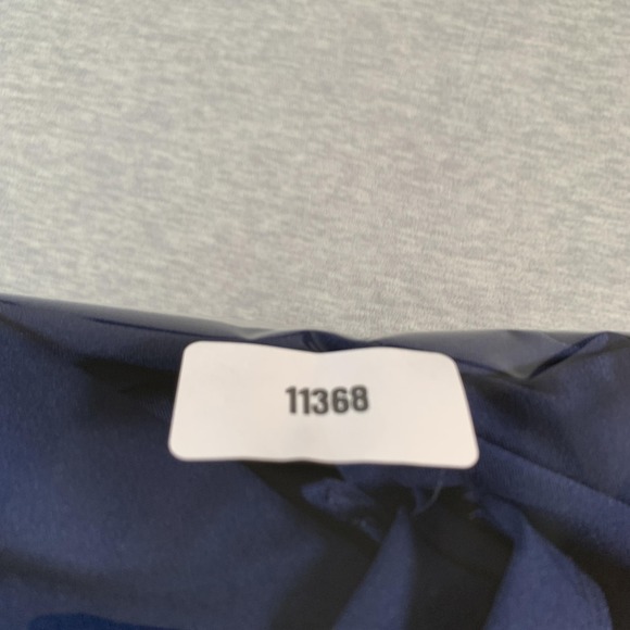 Katherine Way Dress Womens XS Navy Blue Stretch Pullover Pockets Quarter Zip USA - Picture 10 of 10